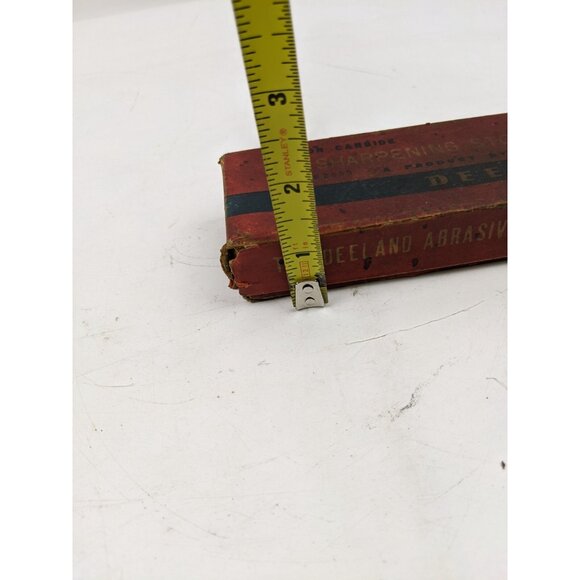 Vintage Deeland Silicon Carbide Sharpening Stone w/ Box - Picture 12 of 12
